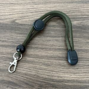 Green Wrist Strap - Adjustable - Quick Release - For Flashlight, Camera, Phone